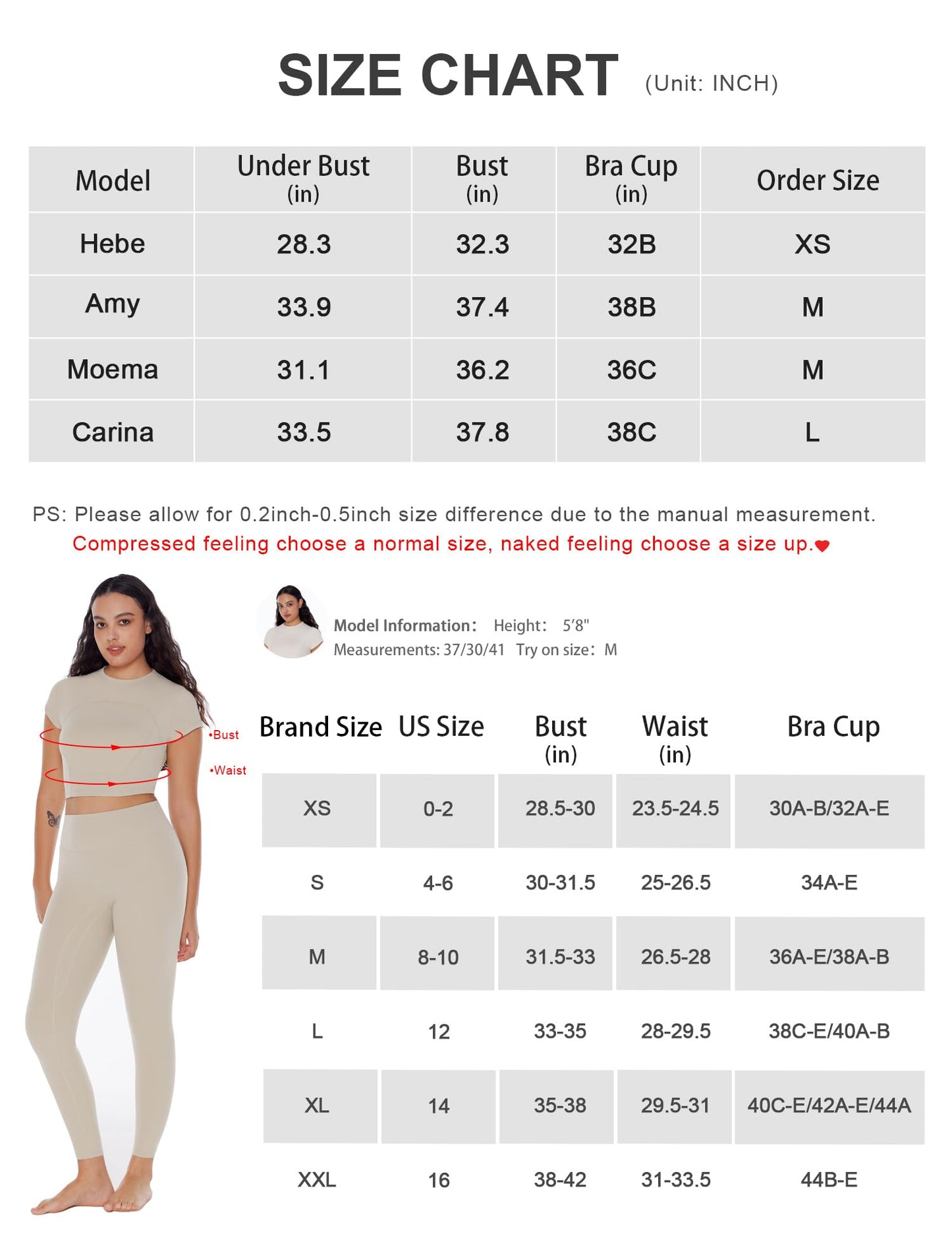 ENERBLOOM Crop Tops for Women Workout Yoga Shirts Mock Neck Fitted Short Sleeve Mild Support Cream Feeling Tee Built in Bra White Medium