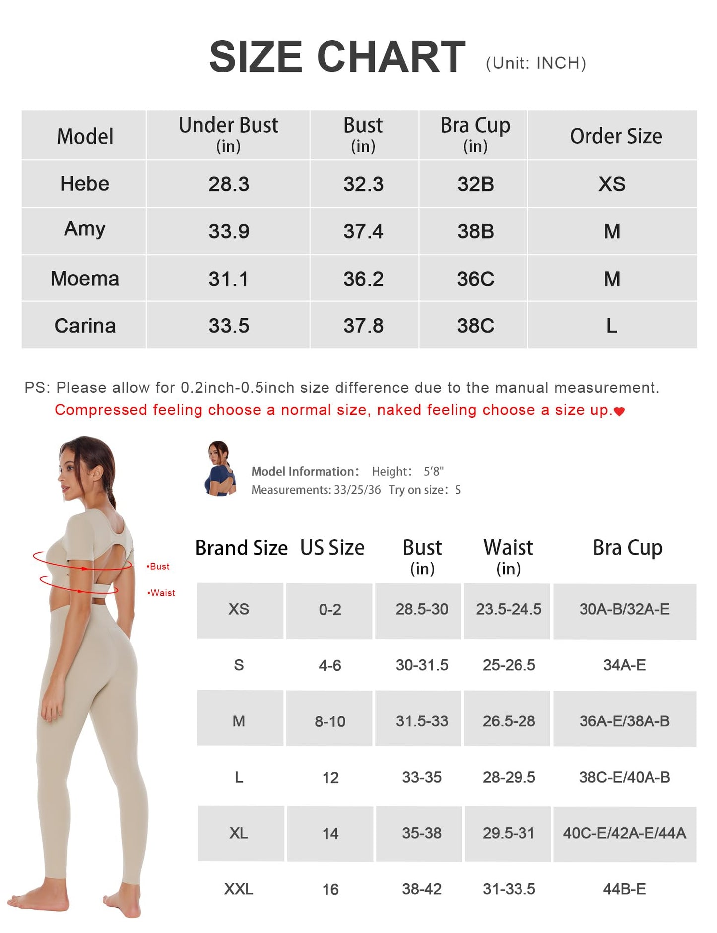 Women's Open Back Tee Workout Crop Top Yoga Built in Bra Light Compression Cream Feeling Crew Neck Gym T Shirts